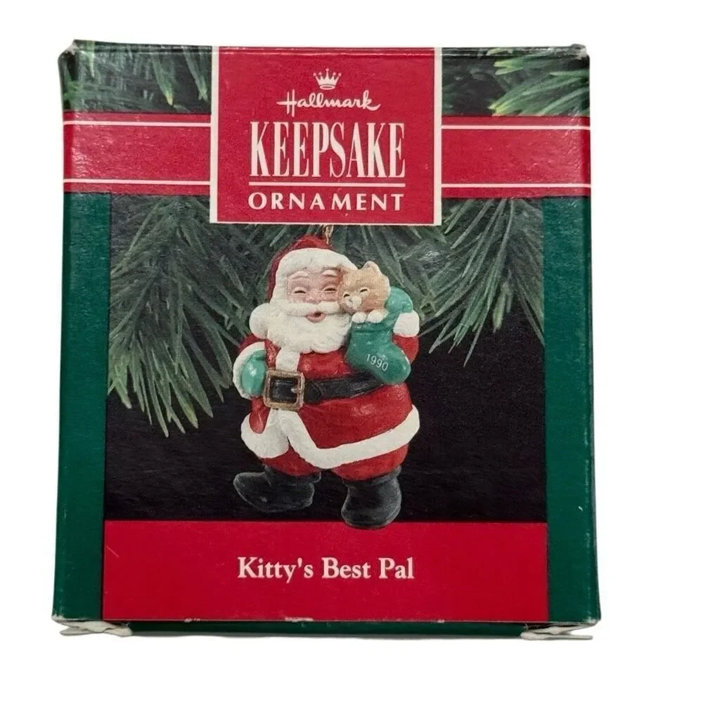 Hallmark 1990 Keepsake Christmas Ornament with Santa 